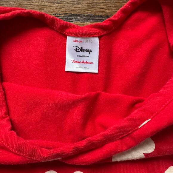 Hanna Andersson Disney Mickey Mouse Red Super Soft Skater Dress | 10 (140) - Picture 2 of 9